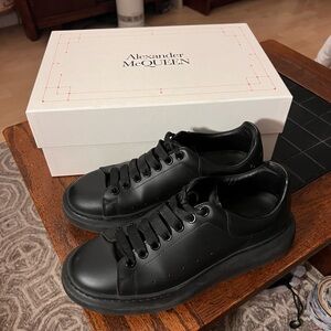 Alexander McQueen Oversize Black Sneakers (Men)